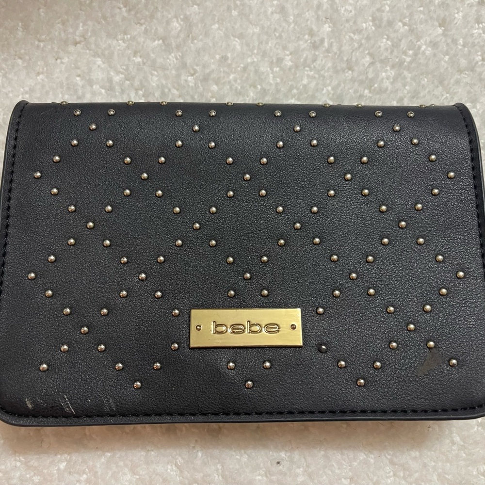 Bebe Black Studded Wallet